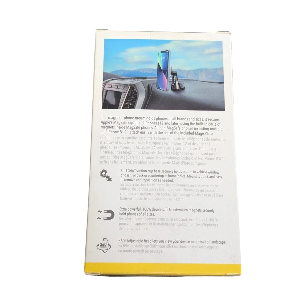 V2-N Scosche MAGICMOUNT Pro 2 Window/Dash Magnetic (Magsafe) Phone Mount - NEW